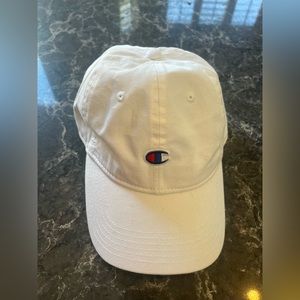 White Champion Hat